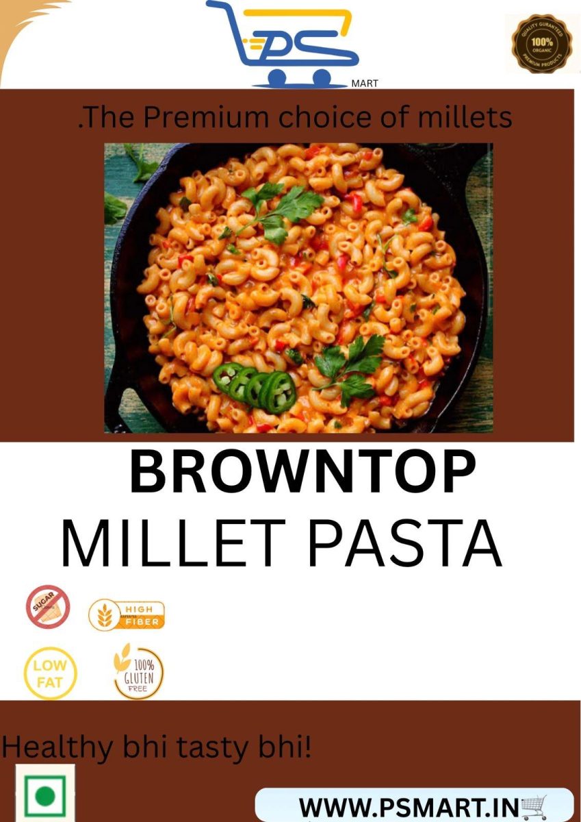 Browntop Millet pasta
